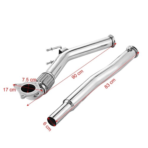 Scarico acciaio inox decat - inox, 3"