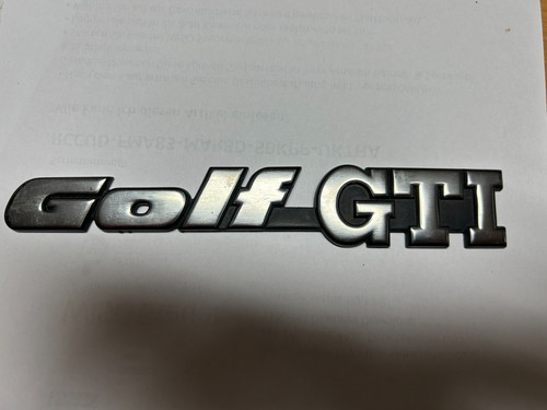 Golf scritta emblema - vw,