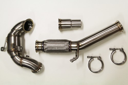Downpipe acciaio inox con - , 200