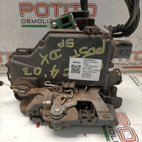 Serratura porta post dx - post.,
